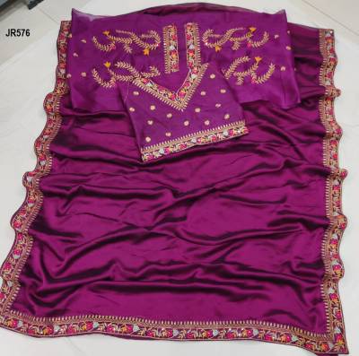 D.NO. JR576 SAGAR IMPEX EMBROIDERY SAREE MANUFACTURER IN INDIA